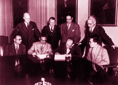 Celebração do contrato técnico com a DuPont