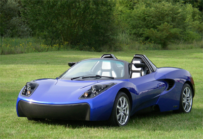 Conceito da próxima geração do protótipo de EV(veículo elétrico) TEEWAVE™AR1 da Toray.